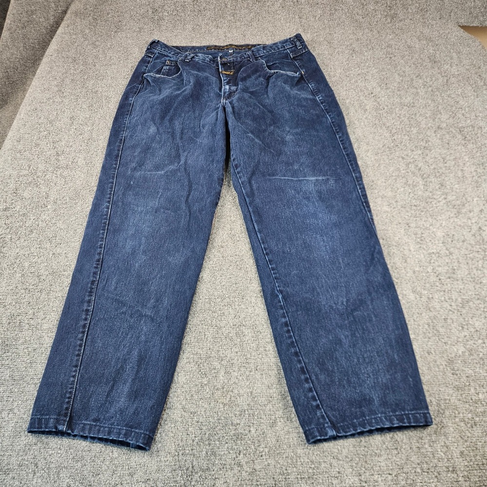 Marithe Francois Girbaud Mens 36 Indigo Blue Straight Leg Denim Jeans Vintage